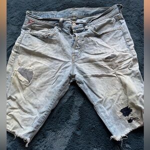 DENIM & SUPPLY RALPH LAUREN Distressed Denim Shorts